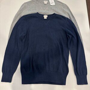 Crew Cuts JCrew Boys' cotton crewneck sweaters - LARGE